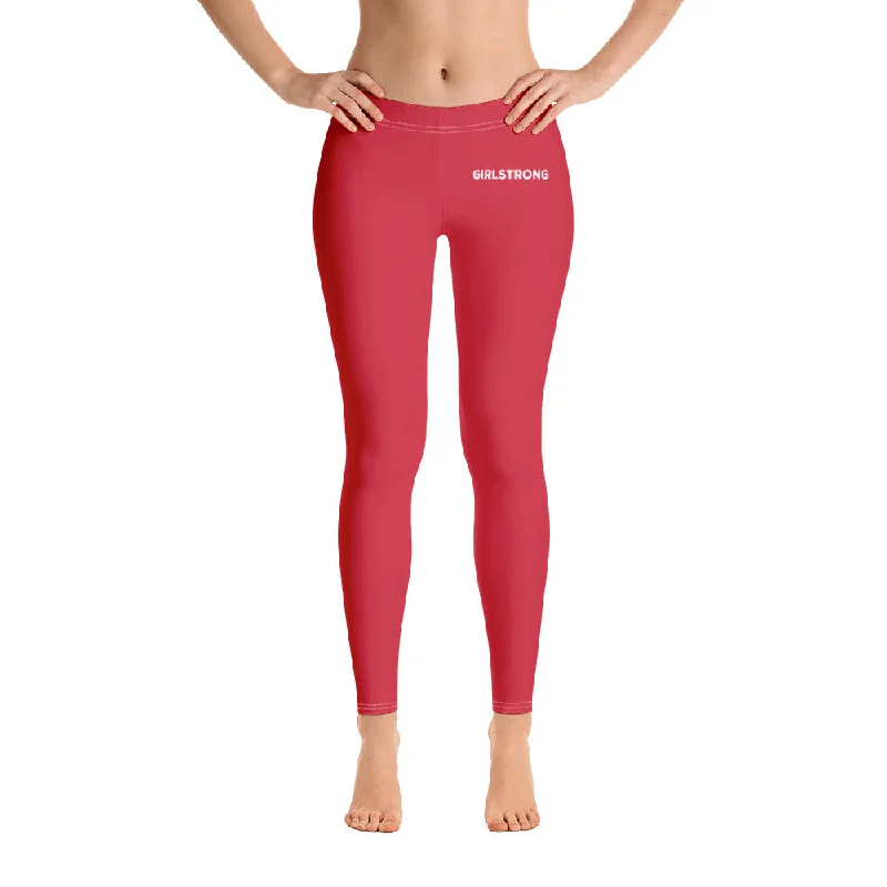 ELEVATED ESSENTIALS, THE PERFECT LEGGING RED