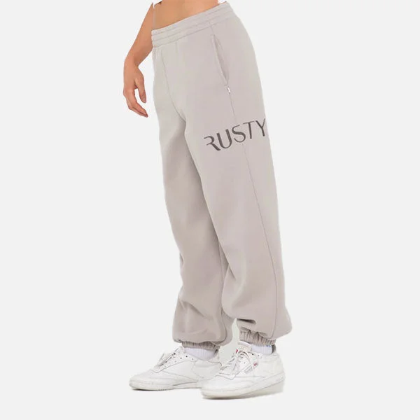 Rusty Signature OS Track Pants - Grey Cloud