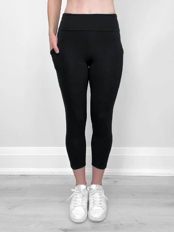 Seana high waisted pocket capri legging