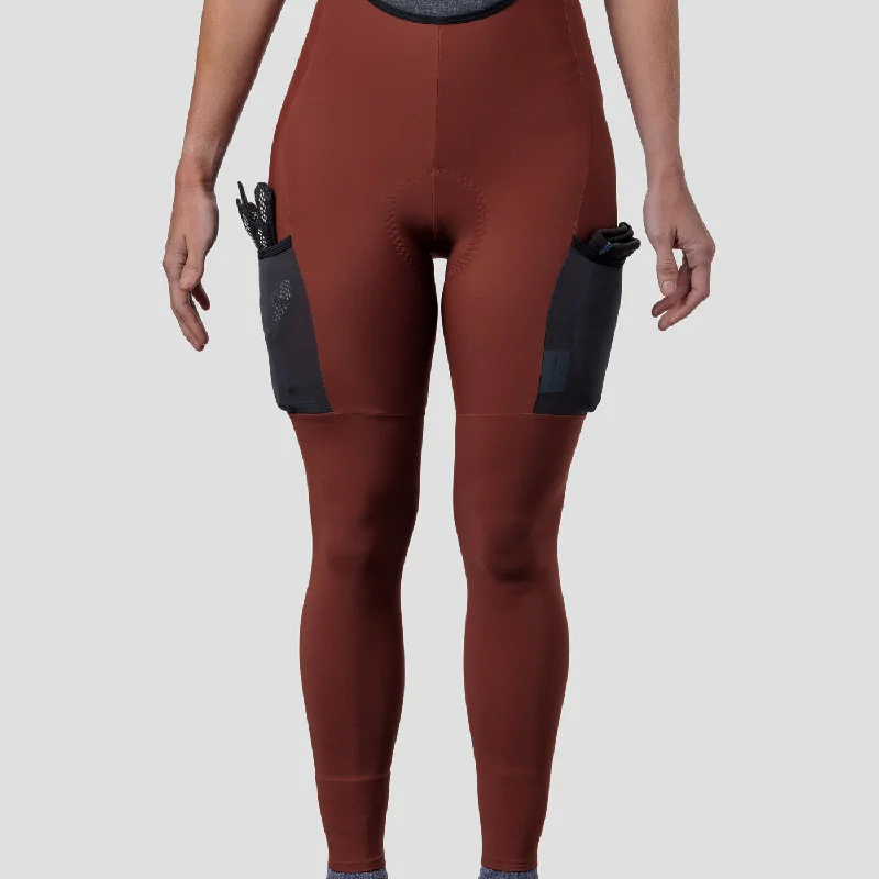 Women's Droptail Thermal Cargo Bib Tight - Mesa (Limited Sizes)